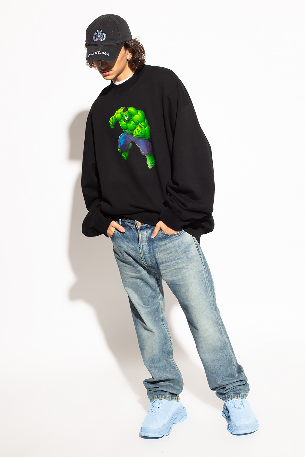 Balenciaga crewneck homme best sale